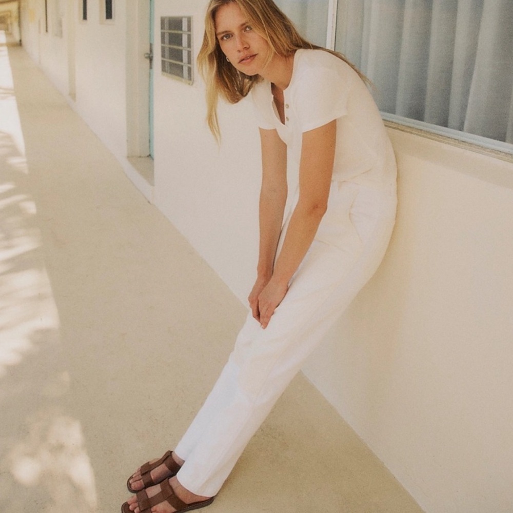 Madewell The '90s Straight Jean: Two-Tone Workwear Edition size 30